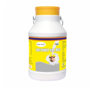 LACTOVIT Cal AD3 Calcium Tonic for Cows, Goats, Sheep & Livestock | Vitamin A D3 Supplement | Bone & Milk Booster | Dollu Pack (10 LTR.)