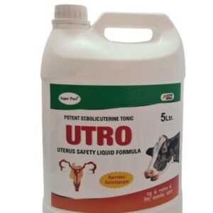 Utro Uterine Tonic 5 LTR | Post-Calving Recovery & Reproductive Health Supplement for Cows, Buffaloes, Goats, Sheep | Dollu Pack