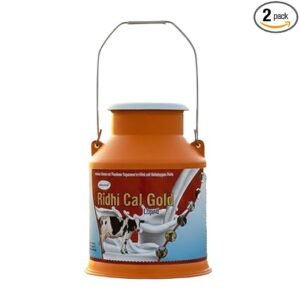 Ridhi Cal Gold Liquid Calcium Supplement for Cattle & Buffalo | Supports Bone Health & Daily Nutrition | Easy Mix Liquid Feed Supplement for Livestock
