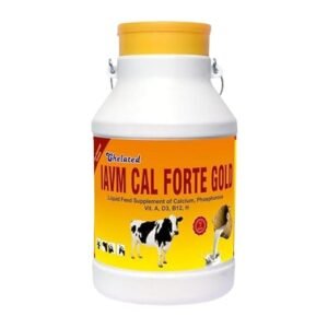 IAVM Calforte Gold Liquid Calcium Supplement for Cattle, Buffalo, Goat & Sheep | Strengthens Bones, Boosts Milk Yield & Immunity – DOLLU