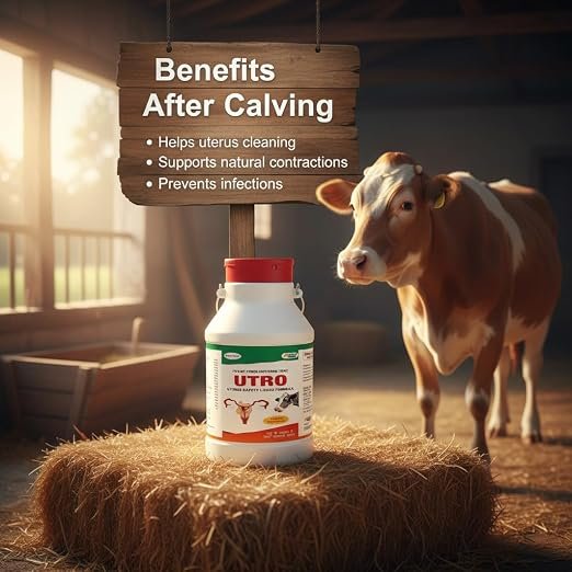 Utro Uterine Tonic 2 LTR | Ayurvedic Formula for Cattle, Buffaloes, Goats and Sheep, Veterinary Supplement - Image 2