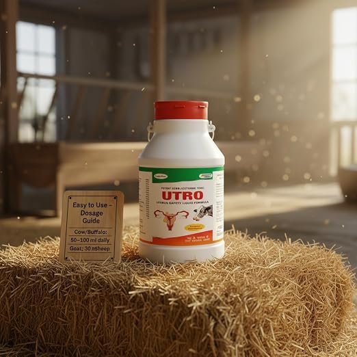 Utro Uterine Tonic 2 LTR | Ayurvedic Formula for Cattle, Buffaloes, Goats and Sheep, Veterinary Supplement - Image 3